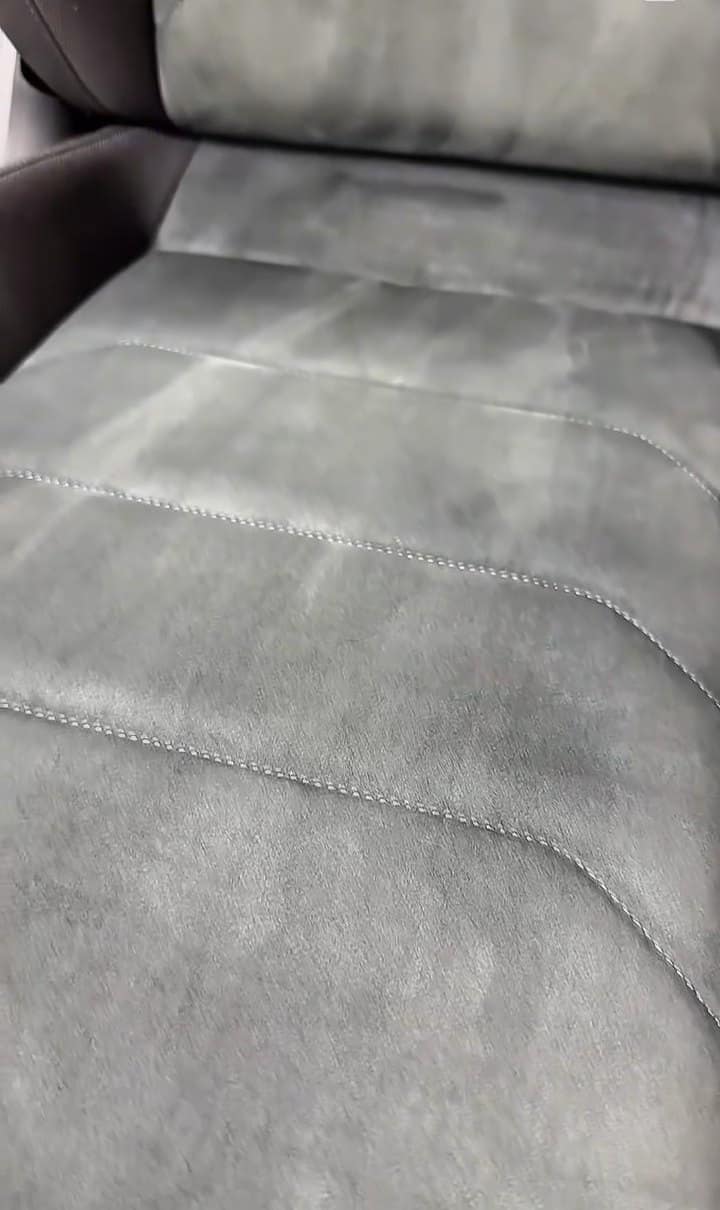 Șezutul unui scaun textil — după.
